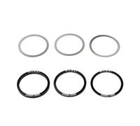 Besttoolifes 6 rondelle inferiori compatibili con distanziali in acciaio inox e lega di alluminio, 24 mm, 29 mm, 30 mm, Bb86, per staffa Bb91 Bb92 Bb30 Pf30 per avere strada (30 mm)