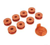 Besttoolifes 8+1PCS Bobina di filo decespugliatore 3 m 0,2 cm WA0010 con copertura per bobina WA6531 compatibile con WG150 WG151 WG154 WG160 WG163 WG175 WG180