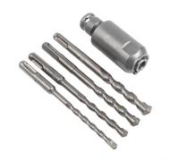 Besttoolifes Adattatore da codolo esagonale a quadro, convertitore da 1/2 pollice quadrato a rotondo per chiave a trapano a percussione, chiave elettrica multifunzione