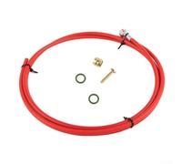 Besttoolifes Adattatore olio idraulico freno set compatibile con Bh90 per M7000 per M8000 M9000 serie Mountain Brakes 20 m gomma con tubo (rosso)
