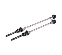 Besttoolifes Assi ruota per mountain bike da 100 mm, set di spiedini a sgancio rapido in lega, spiedini posteriori per bicicletta da strada 135 mm, spiedini a leva anodizzati CNC, spiedini rossi, neri