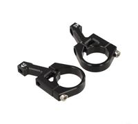 Besttoolifes Attacco manubrio resistente per Freeride e, stelo di ricambio per forcella a doppia sospensione, attacco manubrio da 31,8 mm per mountain bike Dh (nero)