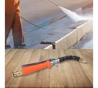 Besttoolifes Bacchetta spray regolabile in acciaio inox con ugello in rame e manico ergonomico compatibile con tubo da giardino per condizionatore d'aria auto e pulizia esterna