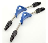 Besttoolifes Blue S, Cinghie per pinne per snorkeling e immersioni, confezione da 2 cinghie a molla in acciaio inossidabile con EPDM/TPR, design antiscivolo, compatibili con la maggior parte delle