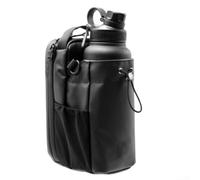Besttoolifes Borsa per bottiglia d'acqua in cotone con tracolla e supporto per bollitore da palestra spaziosa e leggera per sport all'aria aperta e attività fitness, costruzione con chiusura sicura