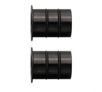 Besttoolifes Bussola adattatore per conversione mozzo perno passante da 15 mm a 12 mm per Hope e altri mozzi freno a disco, per alluminio 7075 lavorato a CNC, anodizzato nero, include 2 manicotti