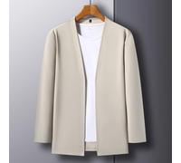 Besttoolifes Camicia da uomo casual abbottonata tinta unita manica lunga | Tessuto leggero e traspirante, elegante design diviso per l'ufficio, comoda camicetta quotidiana in tinta unita