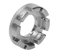 Besttoolifes Chiave di serraggio per cerchi rotondi in acciaio a 8 scanalature per ruota zigrinata e regolazione delle ruote, modello per una presa forte e adatta alla maggior parte