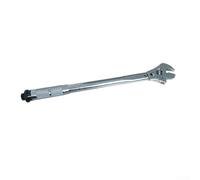 Besttoolifes Chiave dinamometrica regolabile da 40,6 cm, 19-110 Nm, con ganascia da 30 mm e testa rotante a 180°, in acciaio al cromo vanadio e manico in lega di alluminio, per mobili, idrauliche e