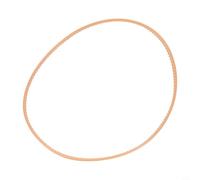 Besttoolifes Cinghia trapezoidale per sega a nastro per lavorazione del legno, ricambio per seghe a nastro da 25-30,5 cm, motore in poliuretano con design arancione a costine a V, dimensioni 340 mm e