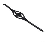 Besttoolifes Cinturino per maschera da snorkeling in silicone nero, per immersioni e snorkeling SCUBA - Cinturino di protezione per il viso regolabile compatibile con la maggior parte degli occhialini