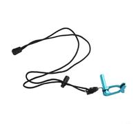 Besttoolifes Clip per naso regolabile per immersioni subacquee e snorkeling, in lega di alluminio, con impugnatura antiscivolo e cordino per il collo, design leggero 22 g resistente alla ruggine
