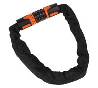 Besttoolifes Combinazione a cinque cifre per lucchetto a catena per bici, 7,5 mm, resistente al taglio, con copertura in nylon resistente alle intemperie, catena di sicurezza per moto da 70 cm per