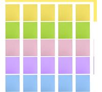 Besttoolifes Confezione da 25 cartelle portadocumenti in plastica A4 con perforazione a 3 fori, 5 colori, doppia tasca, impermeabili, per archiviazione e organizzazione dell'ufficio