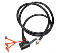 Besttoolifes Connettore in ABS o metallo resistente al calore e antigelo per ugelli, compatibile con tubo di prolunga per pompa da 125 cm o 80 cm con tubo (C)