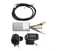 Besttoolifes Controller per scooter elettrico da 5,5 pollici per scooter pieghevoli da 24 V/36 V, motore CC senza spazzole da 250 W, compatibile con ruote da 4", 5", 5,5", 6,5", monitor LCD ed EABS