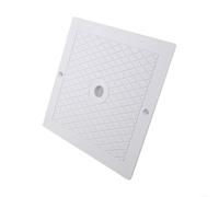 Besttoolifes Coperchio quadrato per skimmer per piscina da 25,4 cm, SPX1082 per Hayward SP1082E, SP082, SP1083-SP1086, in plastica bianca resistente, protezione duratura contro i detriti