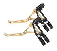 Besttoolifes Coppia di maniglie del freno per bicicletta, ultraleggere, in lega di alluminio per lavorazione CNC, montaggio da 22,2 mm, compatibile con biciclette pieghevoli e da strada per