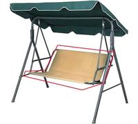 Besttoolifes Copriseduta per dondolo da giardino in tessuto Oxford 600D, impermeabile, 115 x 48 x 48 cm, resistente ai raggi UV, resistente alle intemperie, ricambio per mobili da esterno a 2 posti