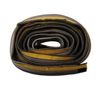 Besttoolifes Corda nera per guarnizione per porta della stufa, 10 mm, autoadesiva, in filato di vetro, resistente al fuoco, resistente alle temperature di 550 °C, per sigillare bruciatori a legna e
