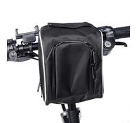 Besttoolifes Custodia impermeabile per batteria Ebike per scatola di giunzione del controller, custodia elettronica in plastica con strisce riflettenti, per manubrio (borsa anteriore piccola)