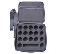 Besttoolifes Custodia rigida in nylon con fodera compatibile con palline da biliardo, custodia protettiva da viaggio con griglia separata per attrito