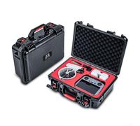 Besttoolifes Custodia rigida portatile impermeabile per DJI Flip Fly More, offre spazio per 7 batterie, telecomando RC2/RC-N3, stazione di ricarica, caricabatterie da 65 W, drone FLip, Come da