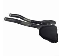 Besttoolifes Estensioni per barra da 340 mm per bici da strada, manubrio di riposo da 31,8 mm, barre ergonomiche imbottite in spugna, barre leggere in carbonio con clip (opaco)