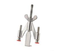 Besttoolifes Fermaporta di sicurezza in acciaio inox 304 per porte con apertura interna, con doppie aste di bilanciamento regolabili, antifurto portatile per porte domestiche (lungo)