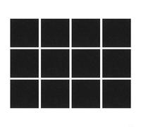 Besttoolifes Filtro a carbone attivo a guscio di cocco per bidoni della spazzatura SIMPLI - 12 pezzi di ricambio per controllo, 8 x 8 cm, cestino per rifiuti da cucina e giardino