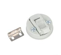 Besttoolifes Flush Pull Per SLAM Fermo Non Bloccante 2 Pollice Bianco Marine Deck Hatch Door Hardware per Barca