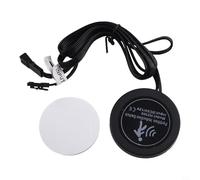 Besttoolifes Interruttore con sensore tattile per luce LED, pannello in legno e controllo specchio in vetro, dimmer touch a infrarossi 12 V-24 V CC con sensore di movimento PIR, IP42 (interruttore