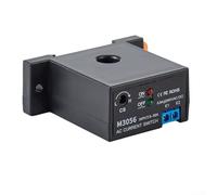 Besttoolifes Interruttore di rilevamento corrente alternata autoalimentato, relè M3050/M3056, gamma di monitoraggio 0.2-30A con isolamento di sicurezza per apparecchiature elettriche (M3056)