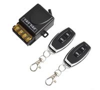 Besttoolifes Interruttore remoto wireless 12 V per motori CC, telecomando a lungo raggio da 100 m, interruttore ON OFF, controller motore industriale ad alta potenza 30 A per elettrico