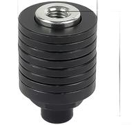 Besttoolifes Kit adattatore per smerigliatrice angolare a macchina scanalatrice, con interfaccia filettata M10 in acciaio ad alto tenore di carbonio 7 spessori per la conversione dei dischi da taglio