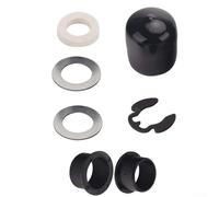 Besttoolifes Kit boccole folli per tosaerba con tappo antipolvere e distanziatori, compatibile con modelli Scotts Riding 180/240/260/285/320/325/345 GX255 GX325 GX345 GX355 LX172-LX289 355D X324