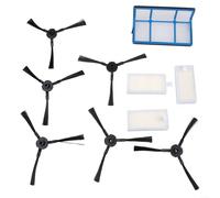 Besttoolifes Kit completo di filtri e spazzole, per MD18500, MD18600, MD18501, MD16192, include 1 prefiltro a rete, 3 filtri e 6 spazzole laterali
