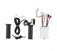 Besttoolifes Kit controller per scooter elettrico, 24 V-48 V, 250 W-1000 W, regolatore di velocità + manopola dell'acceleratore + serratura elettrica per modifica bicicletta elettrica (24 V 500 W)