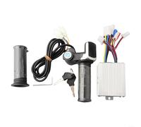 Besttoolifes Kit controller scooter elettrico, E-Bike 24 V-48 V 250 W-1000 W regolatore di velocità + manopola acceleratore + serratura elettrica per modifica bicicletta elettrica scooter elettrico