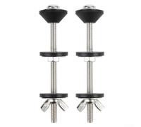Besttoolifes Kit di bulloni per sedile WC, confezione da 2 viti resistenti in acciaio inossidabile 304 con guarnizione a prova di perdite, per la maggior parte dei WC standard
