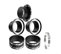 Besttoolifes Kit di connettori magnetici per tubi per raccolta della polvere, con assorbimento degli urti in gomma EPDM, accoppiatore a connessione rapida per sistemi di aspirazione per la lavorazione
