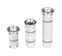 Besttoolifes Kit di espansore per tappi superiori per sterzo da 1-1/8", compressione in lega di alluminio con chiave per forcelle in fibra di carbonio da 25,4 mm, 28,6 mm, argento (30 mm)