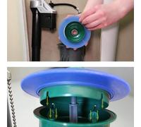 Besttoolifes Kit di guarnizioni di ricambio per valvola di scarico WC 7301111-0070A, compatibile con 4, guarnizione WC e set di riparazione O-Ring, confezione da 2, materiale in gomma, blu