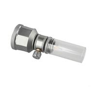 Besttoolifes Kit di lanterne a gas per esterni a lume di candela con serbatoio ricaricabile vuoto e asta di prolunga, lampada da campeggio leggera in lega di alluminio per escursioni e illuminazione