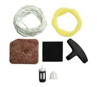 Besttoolifes Kit di manutenzione filtro aria per tagliasiepi HS81R HS86R HS81T HS86T HS82R HS87R HS82T HS87T include filtro carburante per cavo di avviamento in nylon da 3 m 3,5 mm, primer, lampadina