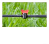 Besttoolifes Kit di raccordi per irrigazione a goccia, set di 42 pezzi in plastica resistente ai raggi UV per tubi da 1/2", design a prova di perdite, uso di patch per giardino e verdura (52 pezzi)