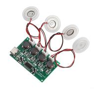 Besttoolifes Kit umidificatore fai da te da 5 V - Modulo per creare nebbie con nebulizzatore da 108 kHz, potenza 2,5-3 W, piastra atomizzante microporosa per casa officina e (C)