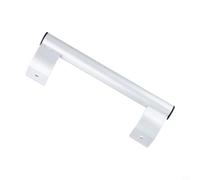 Besttoolifes Maniglia in lega di alluminio per porte scorrevoli resistenti, design a trazione esposta per porte in vetro e legno, lunghezza 205 mm con distanza tra i fori di 170 mm, bianca