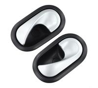 Besttoolifes Maniglia per portiera interna auto, finitura cromata, in ABS, compatibile con Master MK3 2010-2020 Megane II 2003-2008 per Clio per Berlingo 2004 OEM 8200174075