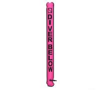 Besttoolifes Marcatore per superficies, boa gonfiabile in nylon 210D, con valvola di sovrapressione per somministrazione subacquea e rapida in sgonfiaggio (rosa)